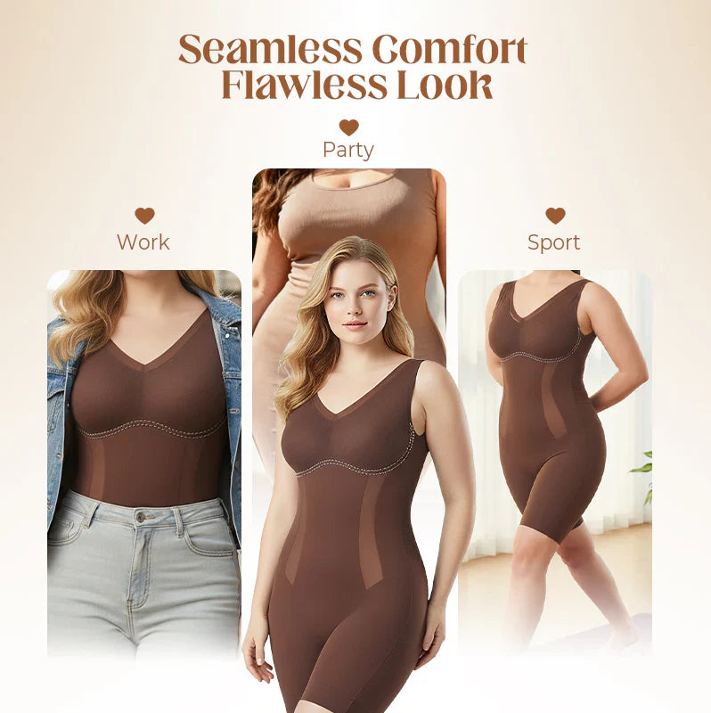 ⏳Time-limited Special⏰Tummy Tuck & Hip Lift Traceless One-piece Shapewear