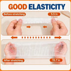 🔥LAST DAY SALE 49% OFF-100Pcs Medium Reusable Elastic Plastic Bowl Covers - Kitchen Bread Proofing