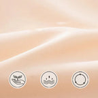 Women High-waist Ice Silk Underwear with Tummy-control Hip-lifting